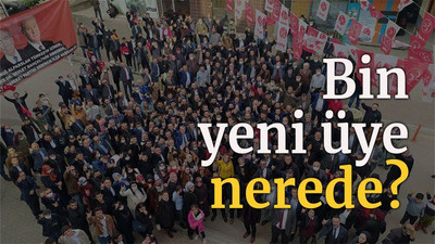 Bin yeni üye nerede?